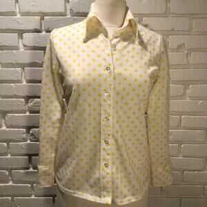 Vintage JC Penney polka dots blouse XS/S